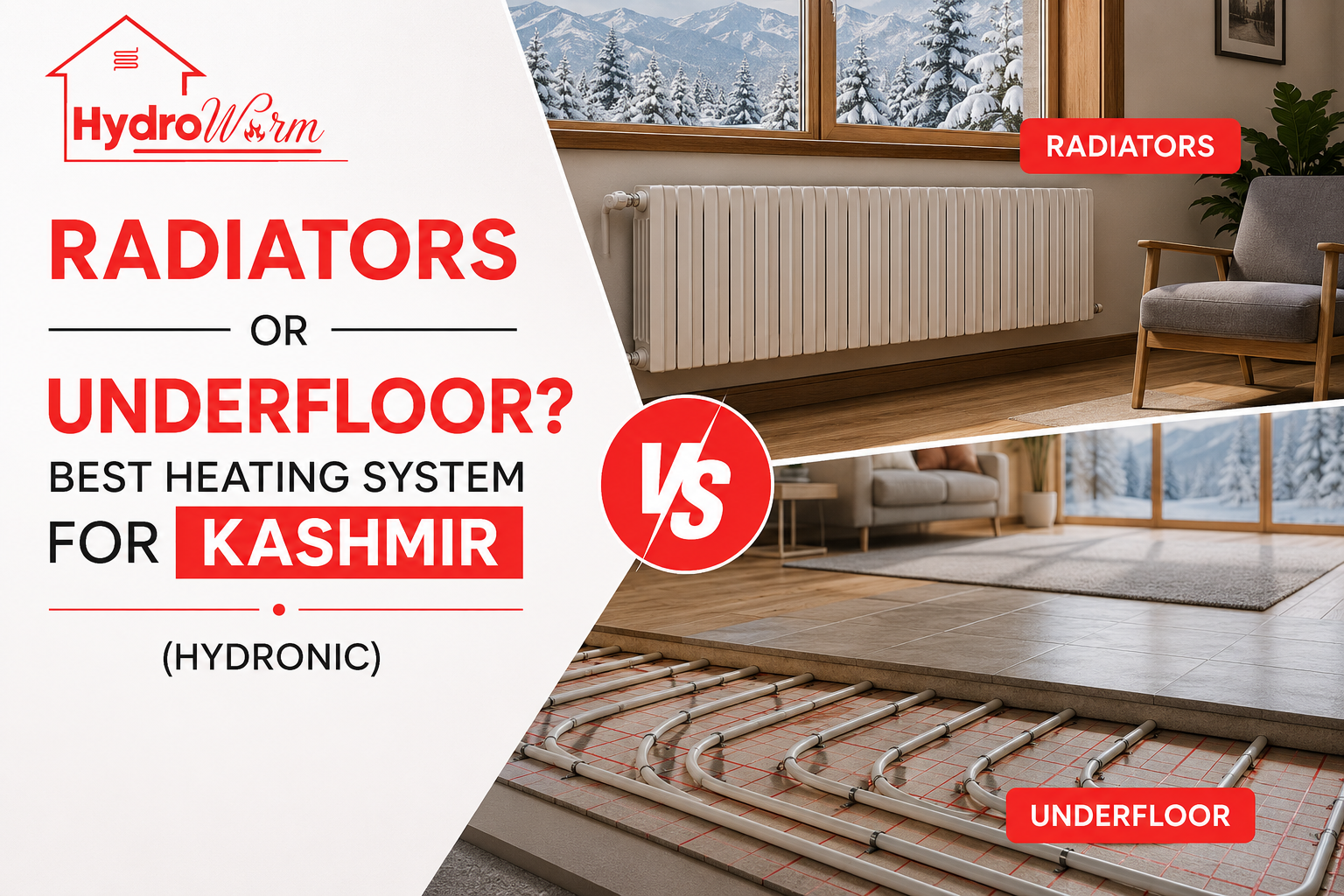 Radiators or Underfloor Heating in Kashmir